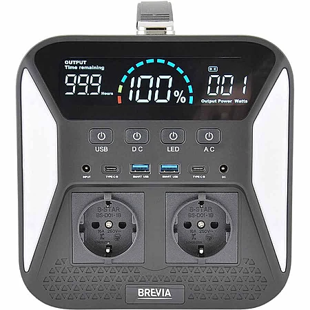 Зарядна станція Brevia 300W NCA (276.4 Вт·год / 300 Вт) - фото 2