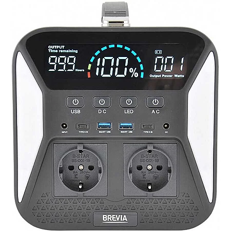 Зарядна станція Brevia 500W NCA (483.8 Вт·год / 500 Вт) - фото 2