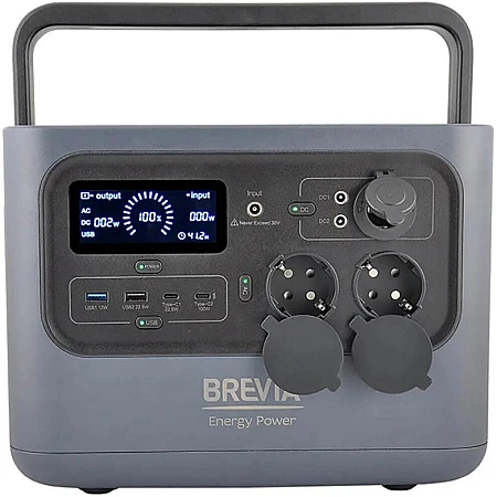 Зарядна станція Brevia ePower600 613Wh (613 Вт·год / 600 Вт) - фото 2