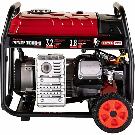 Бензиновий генератор КВІТКА PRO SC4000E - фото 3