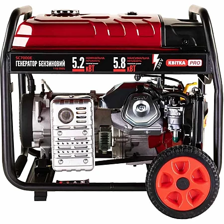 Бензиновий генератор КВІТКА PRO SC7000E - фото 5