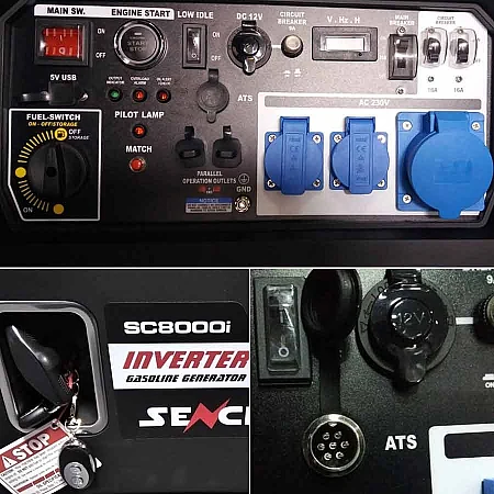 Інверторний генератор Senci SC8000i - фото 9