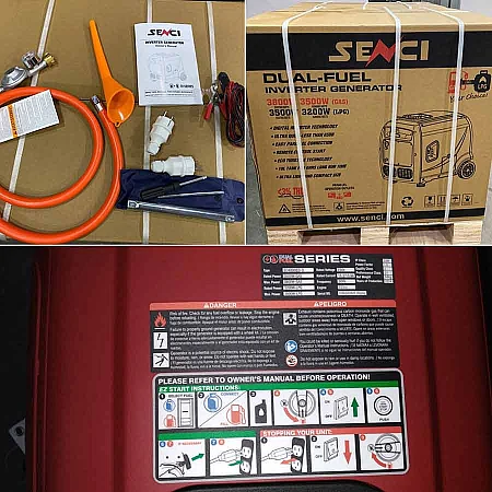 Бензиновий генератор Senci SC4000iED-O - фото 8