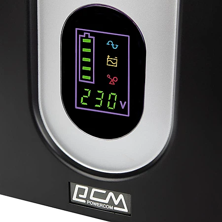 Источник бесперебойного питания Powercom IMD-1025AP 615 Вт 6 х IEC - фото 4