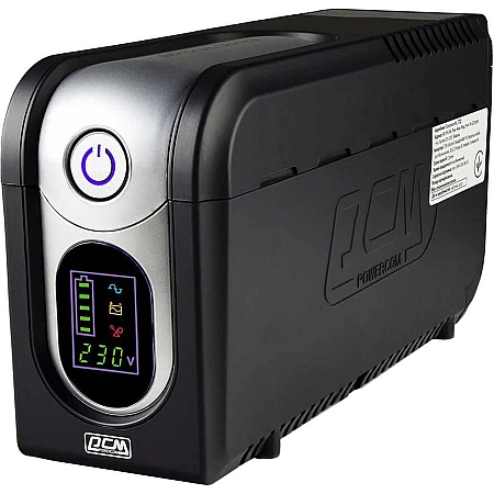 Джерело безперебійного живлення Powercom IMD-825AP 495 Вт 3 х EURO Schuko - фото 2