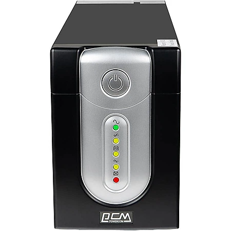 Джерело безперебійного живлення Powercom IMP-1500AP 900 Вт 3хEURO Schuko - фото 2