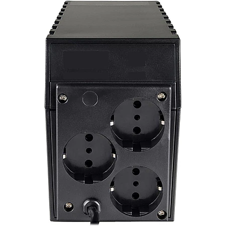 Источник бесперебойного питания Powercom RPT-1000A 600 Вт 3хEURO Schuko - фото 3