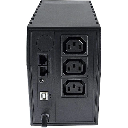 Джерело безперебійного живлення Powercom RPT-600AР 360 Вт 3хIEC - фото 3
