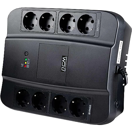 Джерело безперебійного живлення Powercom SPD-1000U 550 Вт 8хEURO Schuko - фото 2
