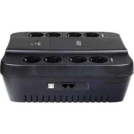 Джерело безперебійного живлення Powercom SPD-650U 390 Вт 8хEURO Schuko - фото 4