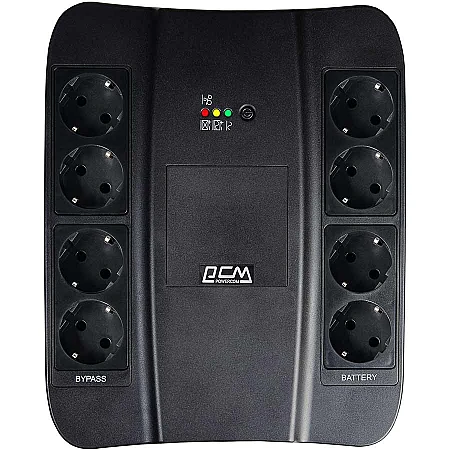 Джерело безперебійного живлення Powercom SPD-650U 390 Вт 8хEURO Schuko