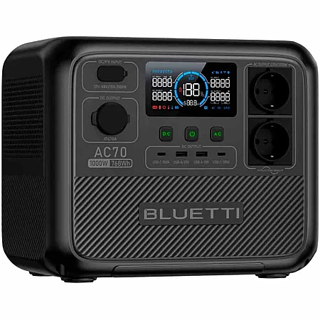 Зарядна станція BLUETTI AC70 1000W (768 Вт·год / 1000 Вт) - фото 4