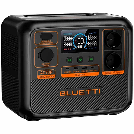 Зарядна станція BLUETTI AC70P 1000W (864 Вт·год / 1000 Вт) - фото 5