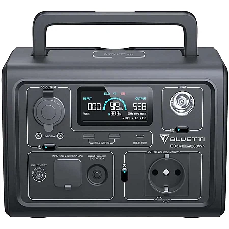 Зарядная станция BLUETTI EB3A (268 Вт·ч / 600 Вт) - фото 5