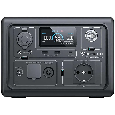 Зарядная станция BLUETTI EB3A (268 Вт·ч / 600 Вт)