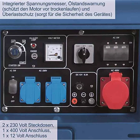 Дизельный генератор Scheppach SG5200D - фото 3