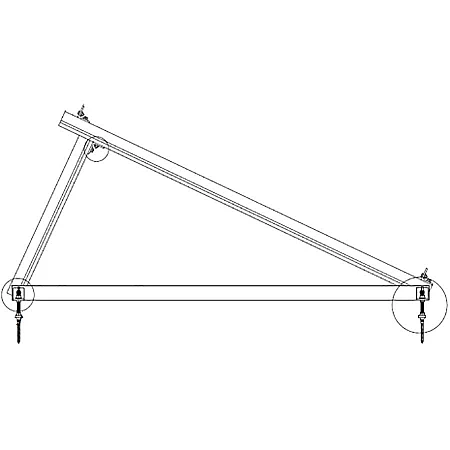 Комплект книжной системы креплений SPLine Systems на 1 фотомодулей - фото 3