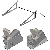 Комплект альбомной системы креплений SPLine Systems на 2 фотомодулей