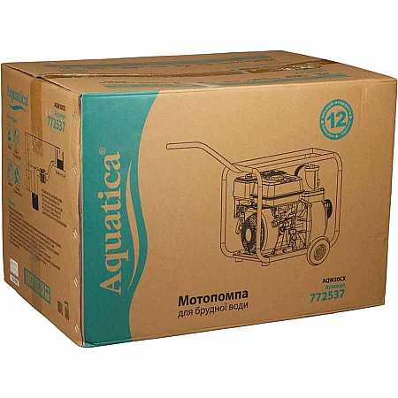 Мотопомпа для грязной воды AQUATICA AQW30CX - фото 12