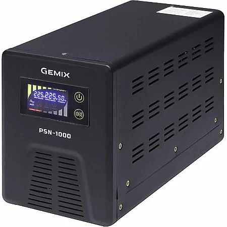 Источник бесперебойного питания Gemix PSN-1000 LCD 600 Вт