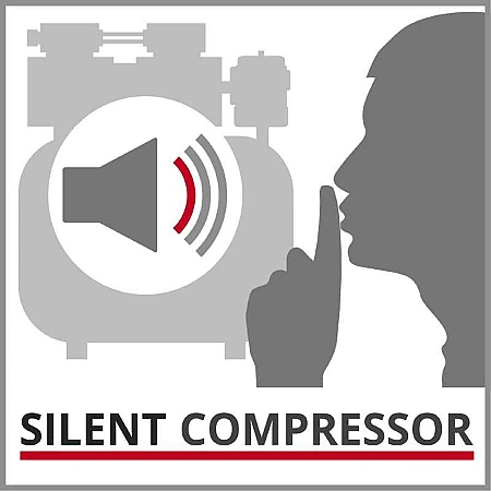 Компресор Einhell TE-AC 135/24 Silent Plus - фото 7