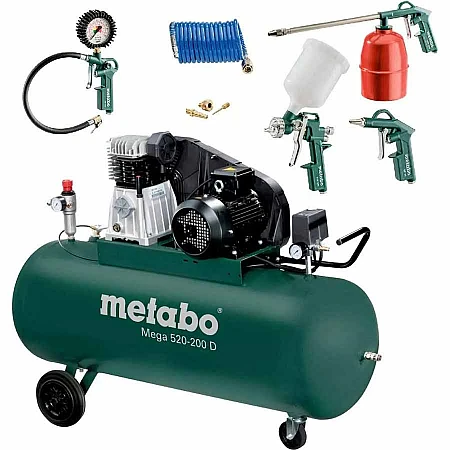 Компресор Metabo Mega 520-200 D - фото 5