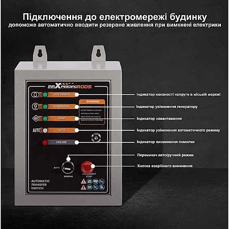 Блок автоматики для генераторов MaXpeedingRods ATS 4/25 - фото 5