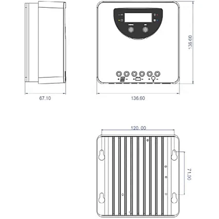 Контролер заряду Altek M-30А/24V-LCD - фото 3