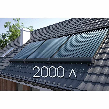 Комплект геліосистеми на 2000 літрів / добу на основі колекторів ALTEK - фото 2