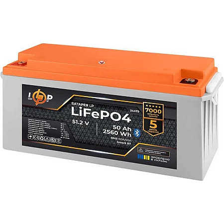 Акумуляторна батарея Logicpower LiFePO4 51.2V - 50 Ah - фото 2