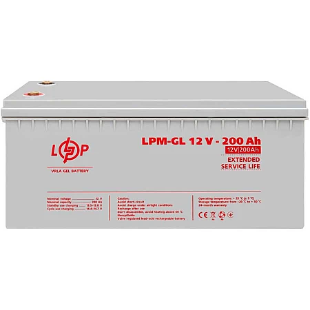 Акумуляторна батарея Logicpower LPM-GL 12V - 200 Ah