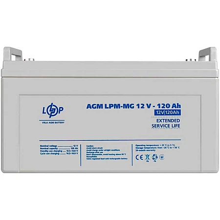 Акумуляторна батарея Logicpower LPM-MG 12V - 120 Ah