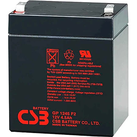 Аккумуляторная батарея CSB GP1245F2 12V 4.5Ah