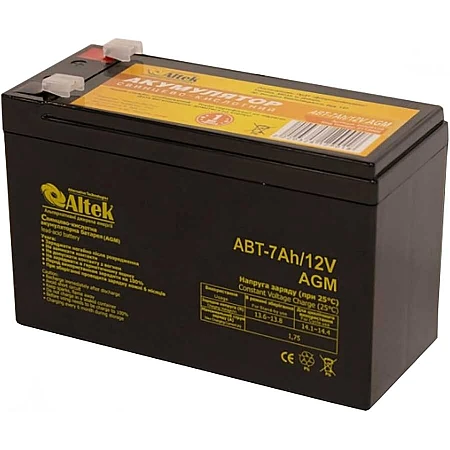 Аккумуляторная батарея Altek ABT-7Аh/12V AGM