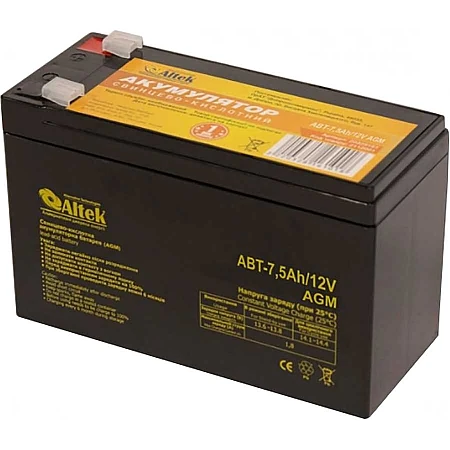 Аккумуляторная батарея Altek ABT-7.5Ah/12V AGM