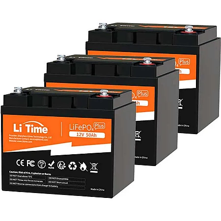 Акумуляторна батарея LiTime LiFePO4 12V50Ah BMS 50A - фото 3