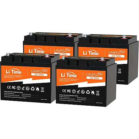 Акумуляторна батарея LiTime LiFePO4 12V50Ah BMS 50A - фото 4