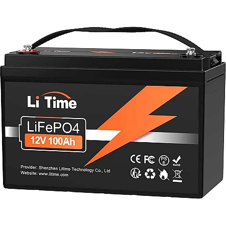 Акумуляторна батарея LiTime 12V100Ah TM BMS 100A