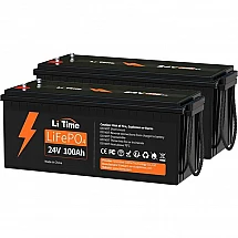 Акумуляторна батарея LiTime 24V100Ah BMS 100A - фото 2