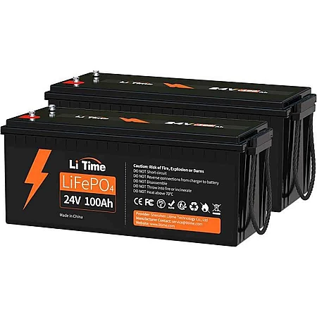 Акумуляторна батарея LiTime 24V100Ah BMS 100A - фото 2