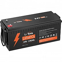 Акумуляторна батарея LiTime 24V100Ah BMS 100A