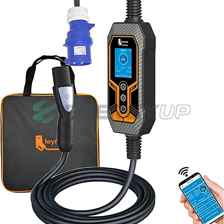 Зарядна станція FEYREE Lion King 7.4 кВт Type Tesla 32А 1-фаза FY7-32-1PH-TS-K8