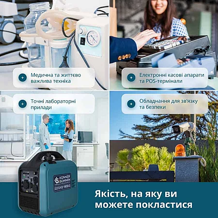 Инверторный генератор Könner&Söhnen KS 1900i S - фото 12