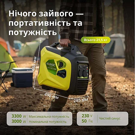 Инверторный генератор Könner&Söhnen KSB 33i S - фото 6