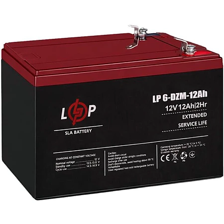 Аккумуляторная батарея Logicpower AGM 6-DZM-12 Ah - фото 2