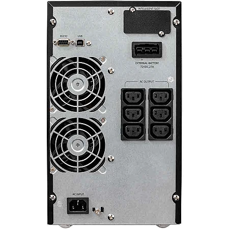 Источник бесперебойного питания Eaton 9E 2000VA 1600W LCD USB RS232 6xC13 - фото 2