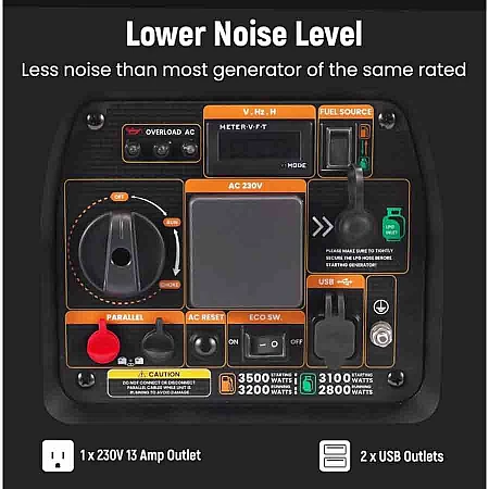 Інверторний генератор MaXpeedingRods MXR3800DF - фото 5