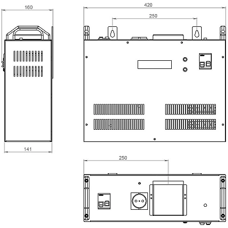 Стабілізатор напруги тиристорний Volter 7 птш - фото 3