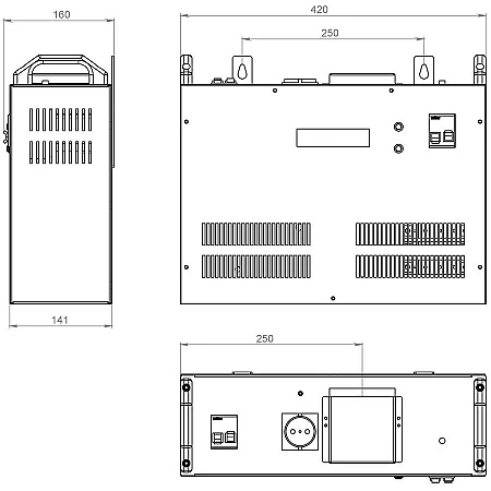 Стабілізатор напруги тиристорний Volter 9 пт - фото 3