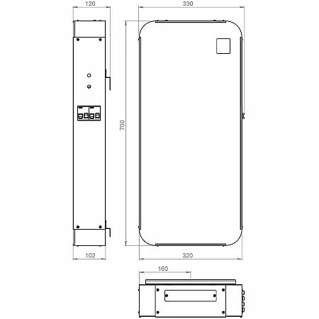 Стабилизаторы напряжения Volter Smart-14 (морозостойкий) - фото 3